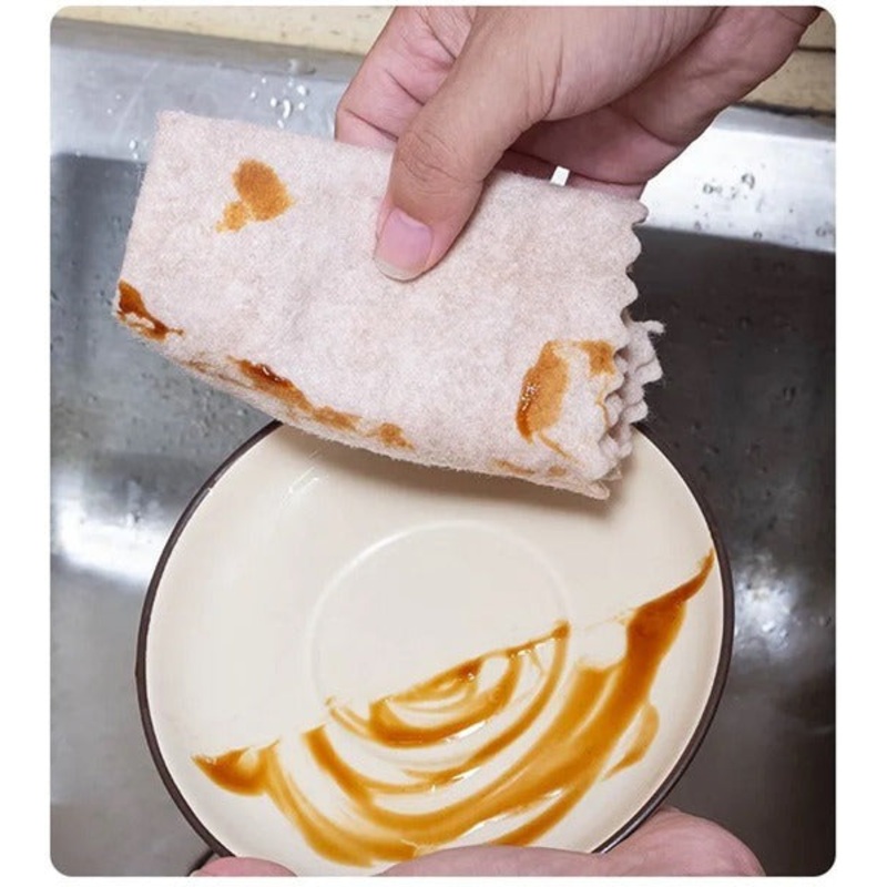 10pcs Multifunctional Oil Absorbing Cleaning Cloth (Small)