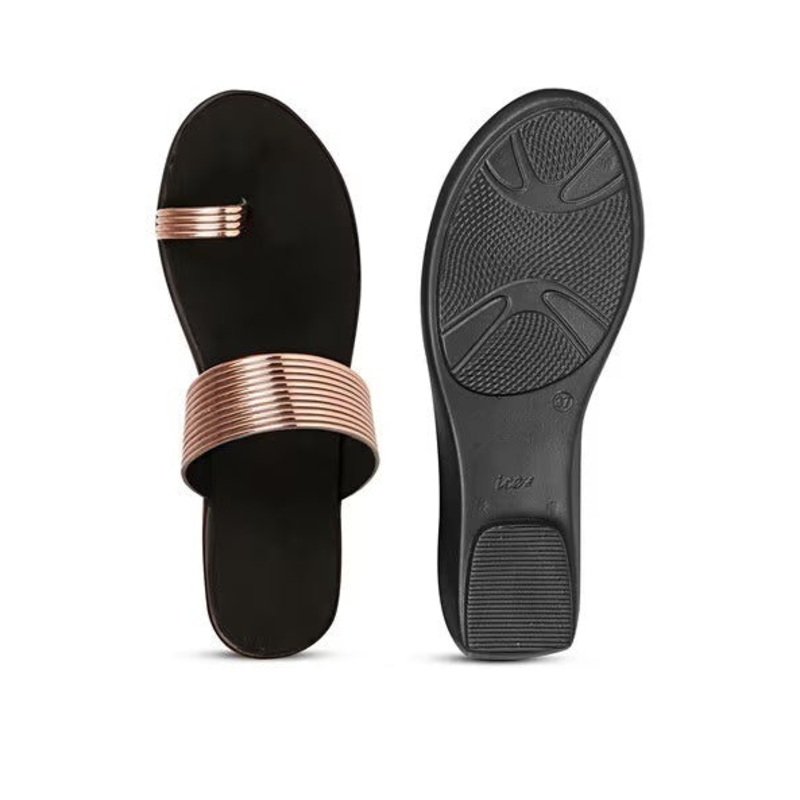 1Pair Plain Front Strip Ladies Footwear (38 Size)
