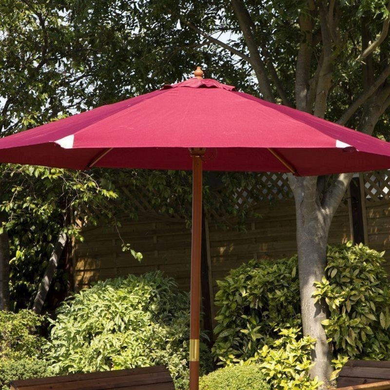 2.7 Metre Garden Parasol – Burgundy