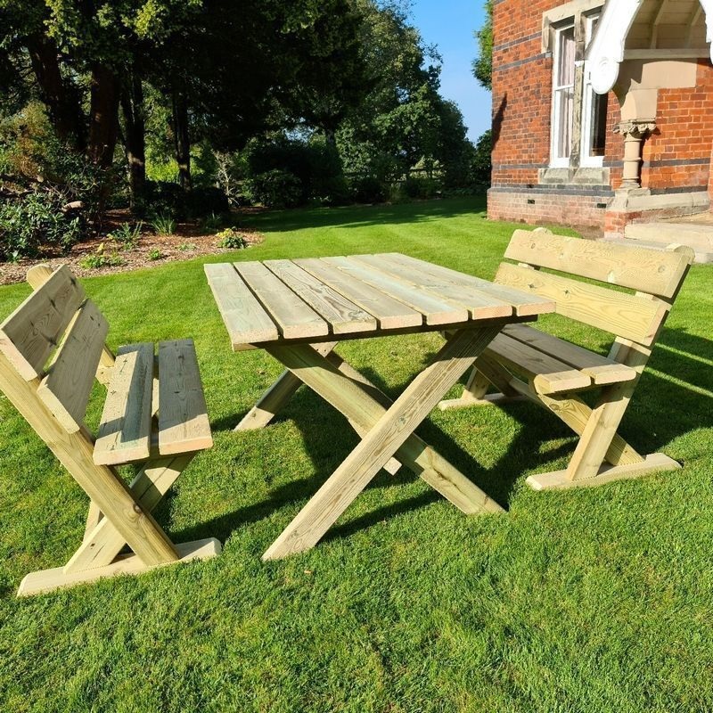 Ashcombe Garden Picnic Table by Croft – 4 Seats