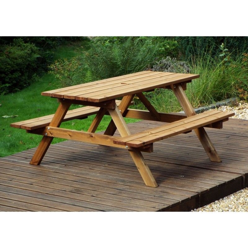 Grand Garden Picnic Table by Charles Taylor – 6 Seats