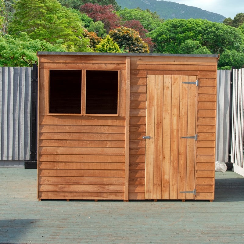 Shire Value 8′ 1 x 6′ 6 Pent Shed – Premium Coated Overlap