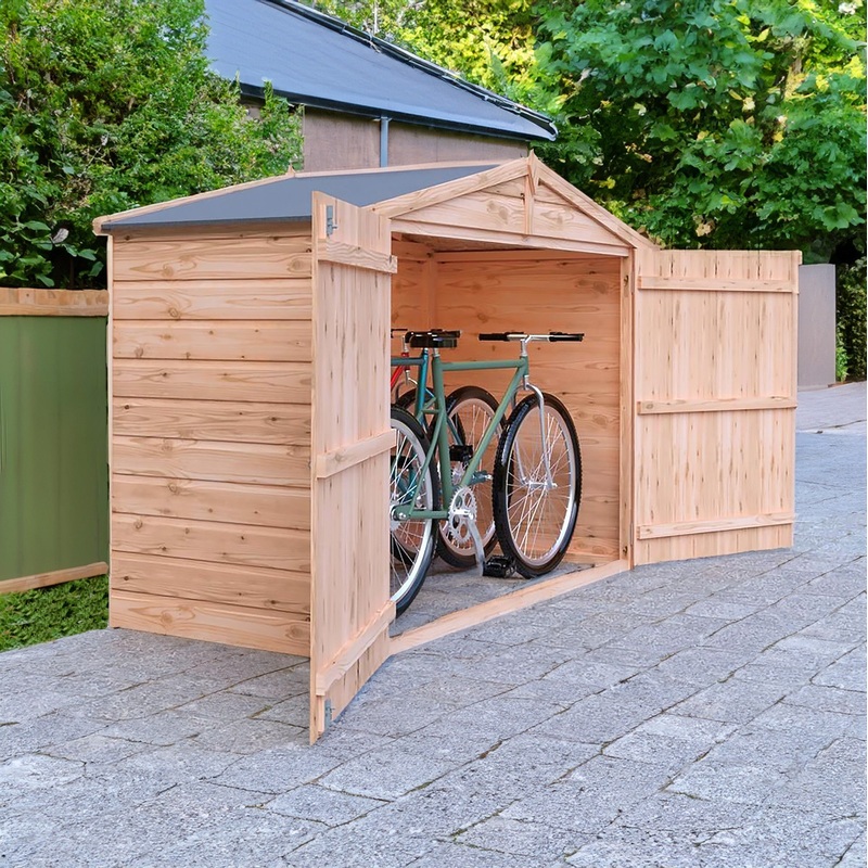 Shire Wentworth 6′ x 2′ 11 Apex Bike Store – Premium Dip Treated Shiplap
