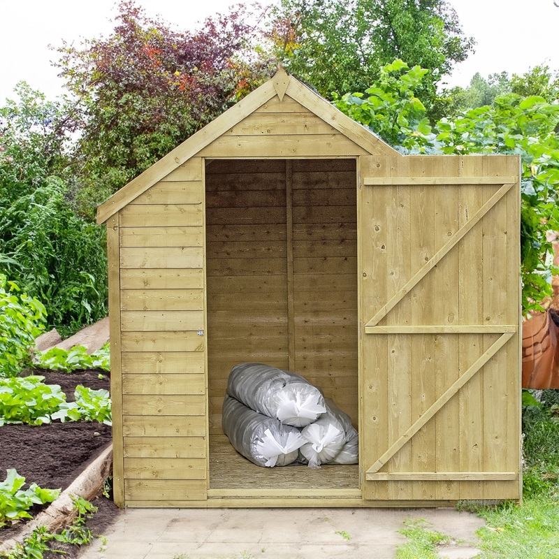 Shire Wiltshire 5′ 9 x 6′ 11 Apex Shed – Premium Pressure Treated Overlap