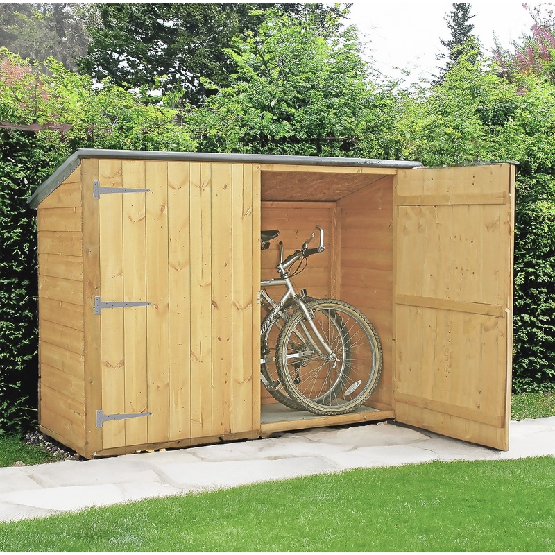 Shire Wentworth 6′ x 2′ Pent Bike Store – Premium Dip Treated Shiplap