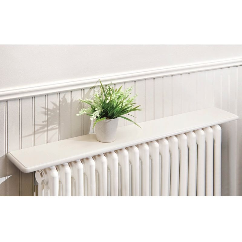 24 Radiator Shelf White