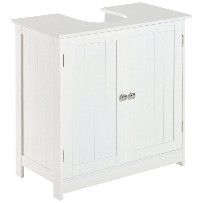 60Lx30Wx60H cm Sink Base Cabinet-White