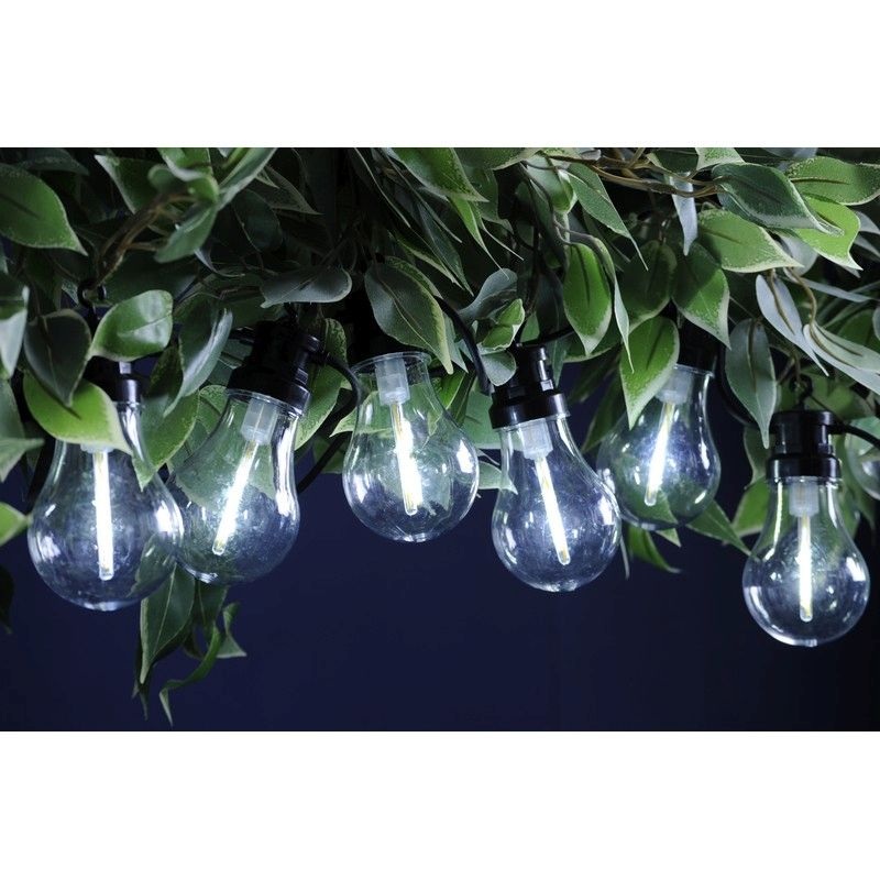 String Festoon Lights White Outdoor 10 LED – 4.5m