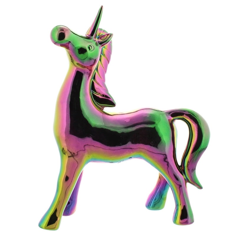Unicorn Christmas Decoration Multicoloured with Holographic Pattern – 20cm