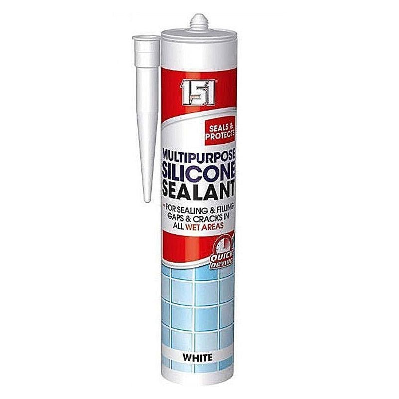 151 Multi-Purpose Silicone Sealant 280ml – White