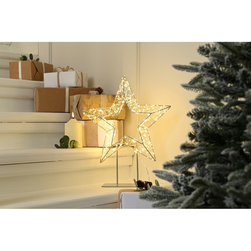 Christmas Dewdrop Star Light Warm White Outdoor 720 LED – 46cm