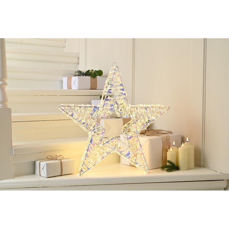 Christmas Feature Star Light Warm White Outdoor 1440 LED – 60cm
