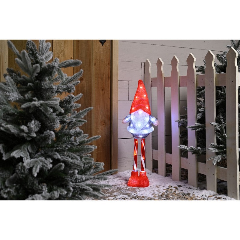 Christmas LED Christmas Acrylic Candy Cane Leg Gonk – 70cm
