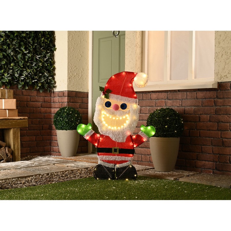 Christmas LED Christmas Musical Santa – 91cm