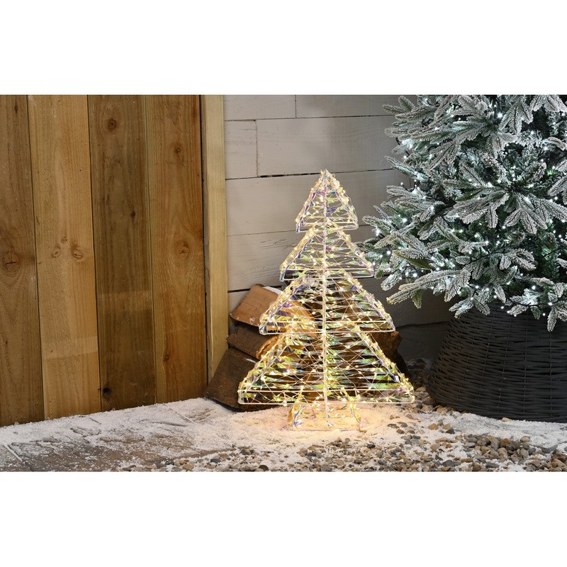 Christmas LED Christmas Star Shimmer Xmas Tree – Multifunction – 60cm