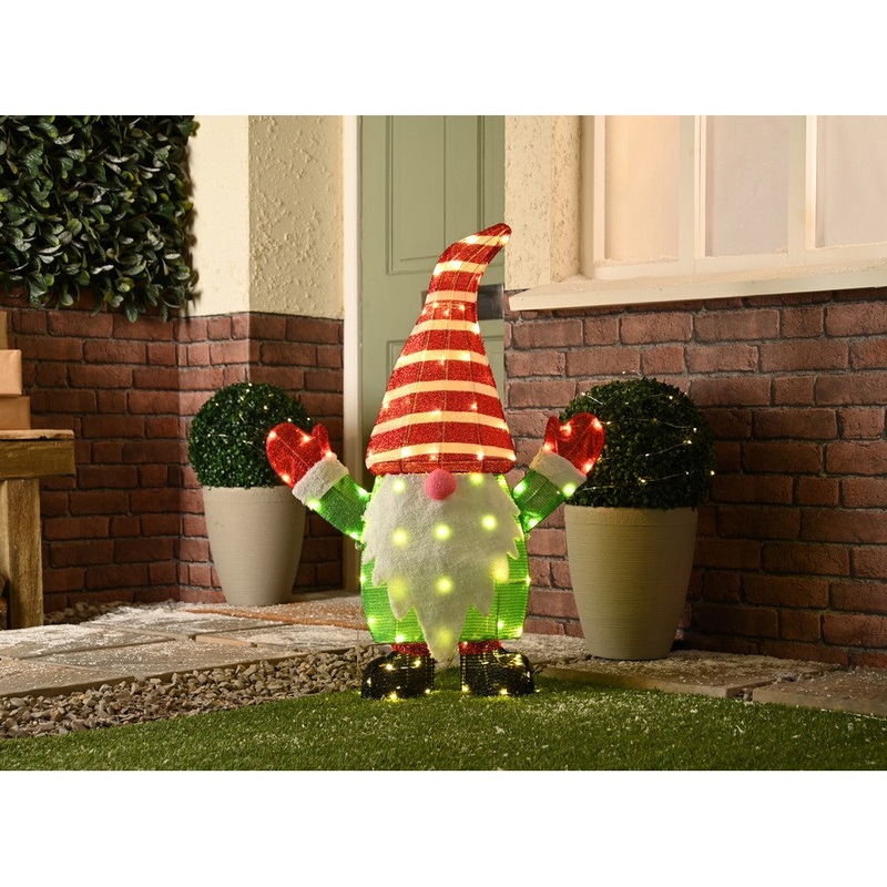 Christmas LED Christmas Waving Gonk – 90cm