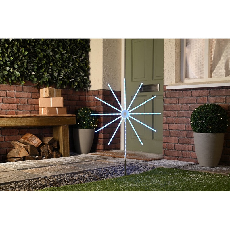 Christmas Stake Star Light Multicolour Outdoor 109 LED – 1.08m