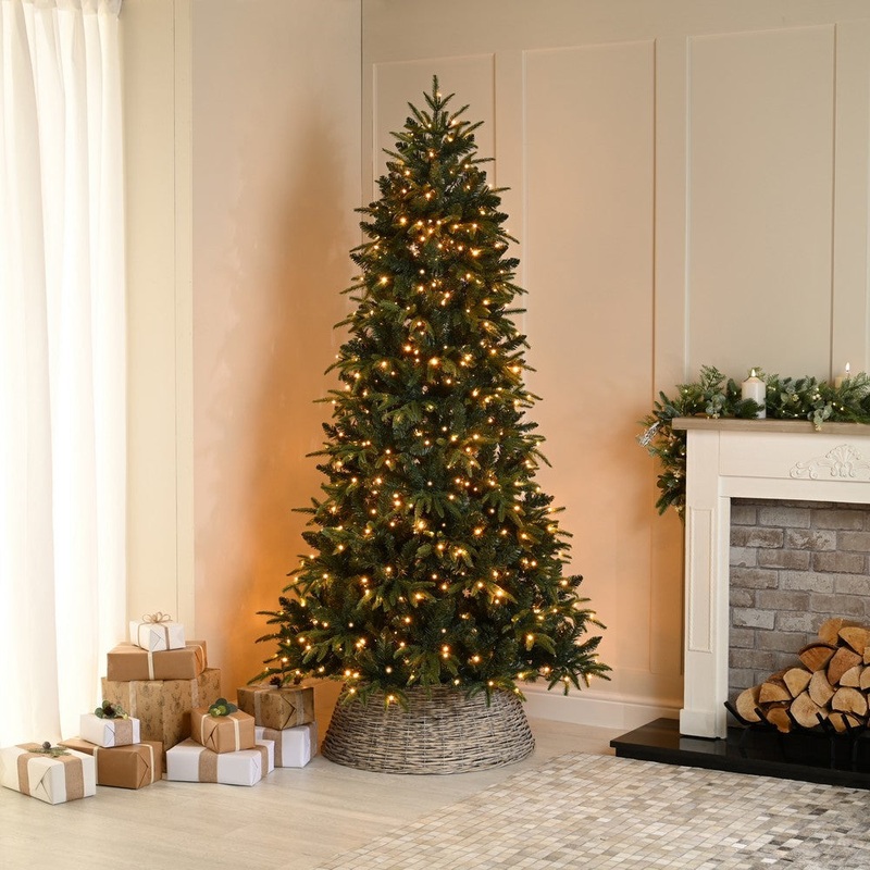 5ft Prelit Christmas Tree Artificial – with LED Lights Warm White 496 Tips Firefly