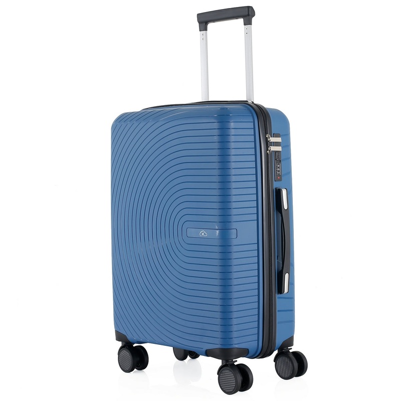 Wheeled Suitcase Medium 60 Litre – Sea Blue