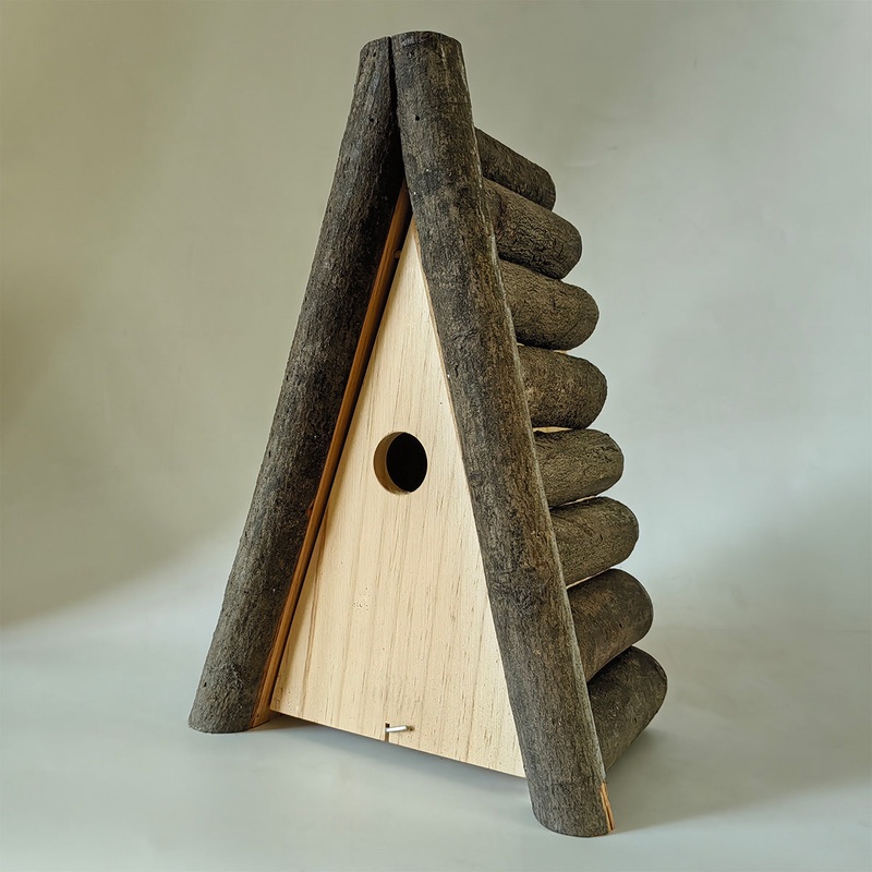 Rustic Wooden Bird House By Nature Watch – 34cm