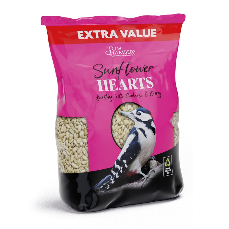 Sunflower Hearts Bird Feed – 1.8kg By Tom Chambers