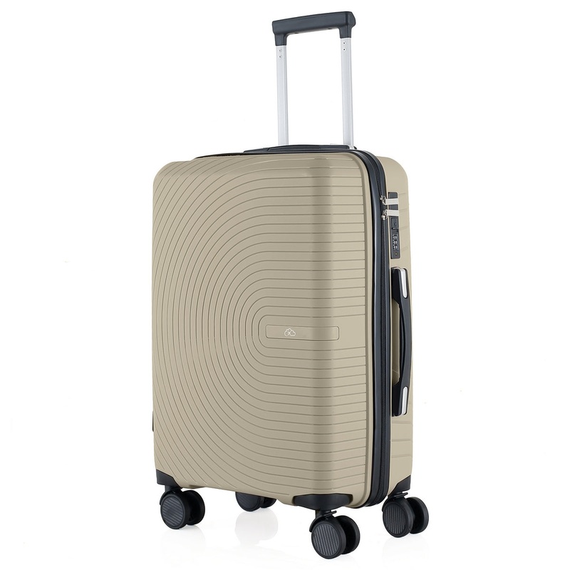 Wheeled Suitcase Large 90 Litre – Beige