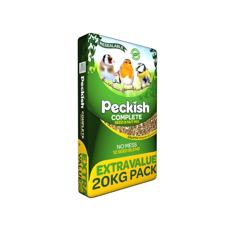 Complete 12 Seed Nut Mix Bird Feed By Peckish – 20kg