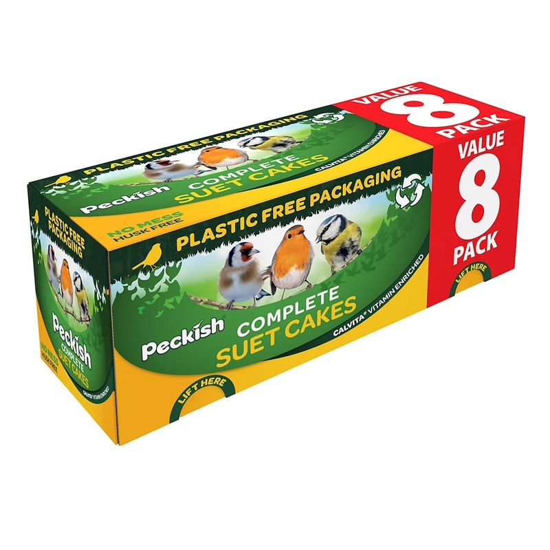 Complete Suet Cakes No Mess By Peckish – 8 Pack