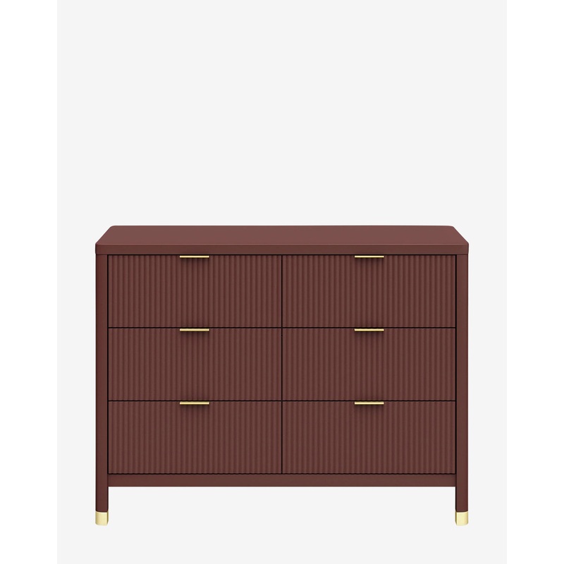 Brimsley Tambour 6-Drawer Dresser
