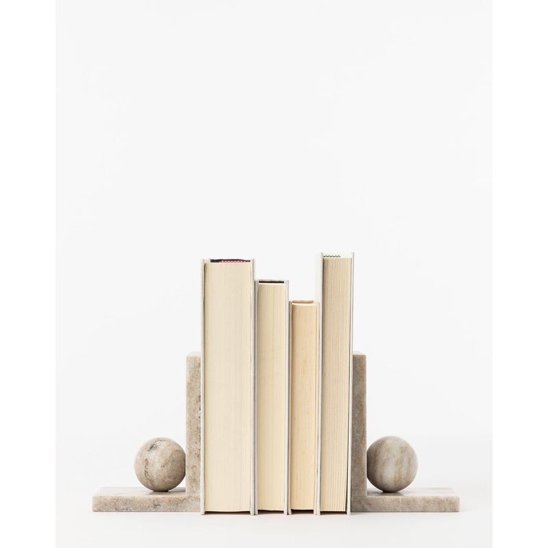 Adar Marble Bookends (Set of 2)