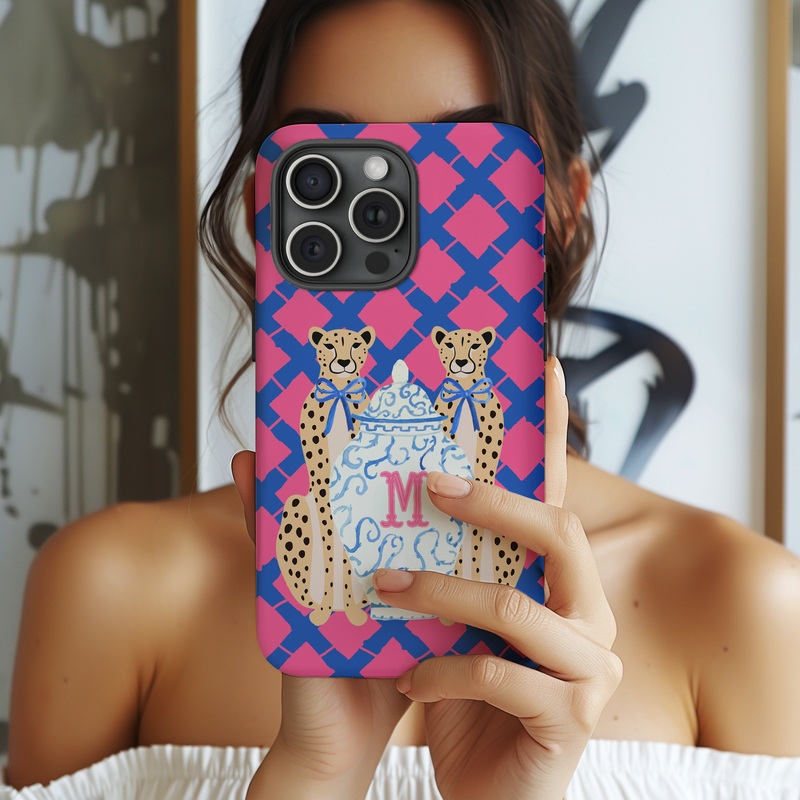 Leopard Ginger Jar Phone Case