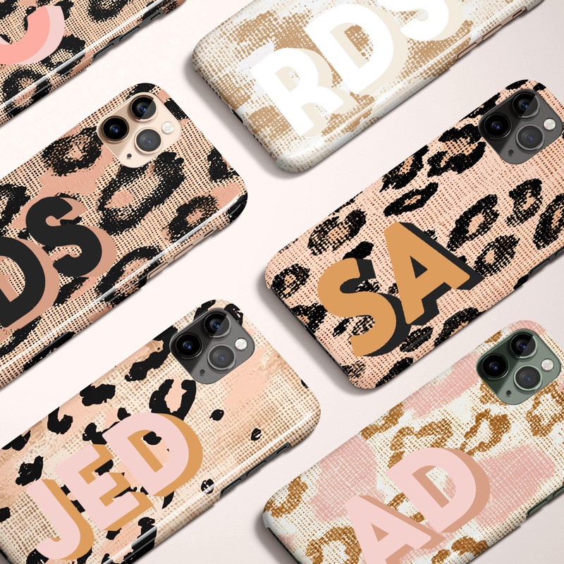 Personalized Boho Leopard Phone Case