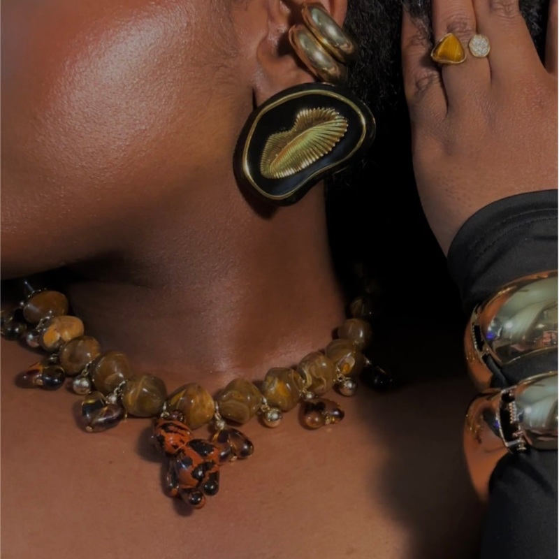 Brown Sugar Bear Necklace