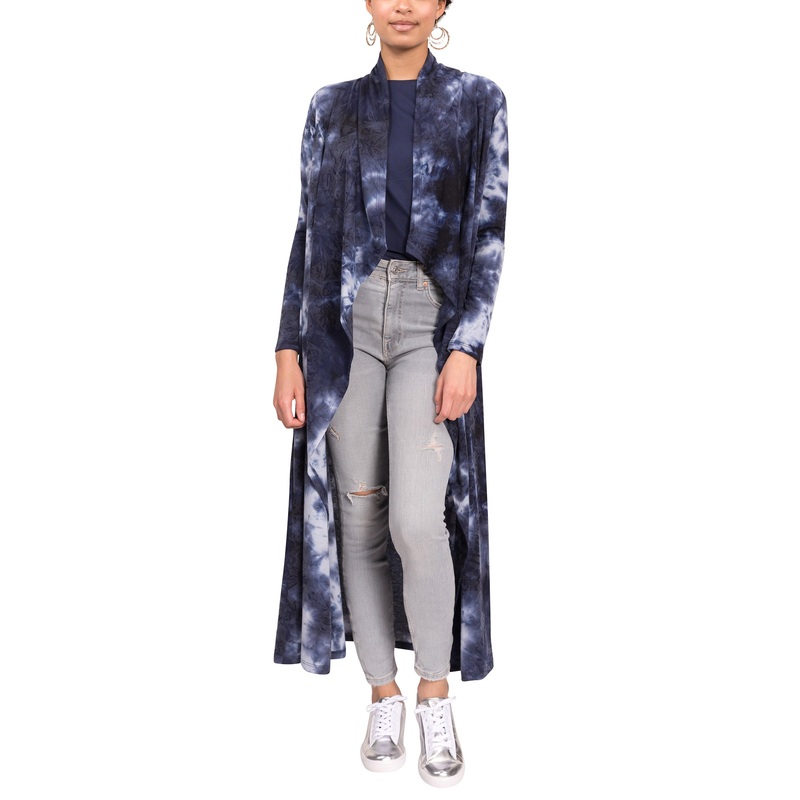 Tonia Duster – Navy Tie Dye