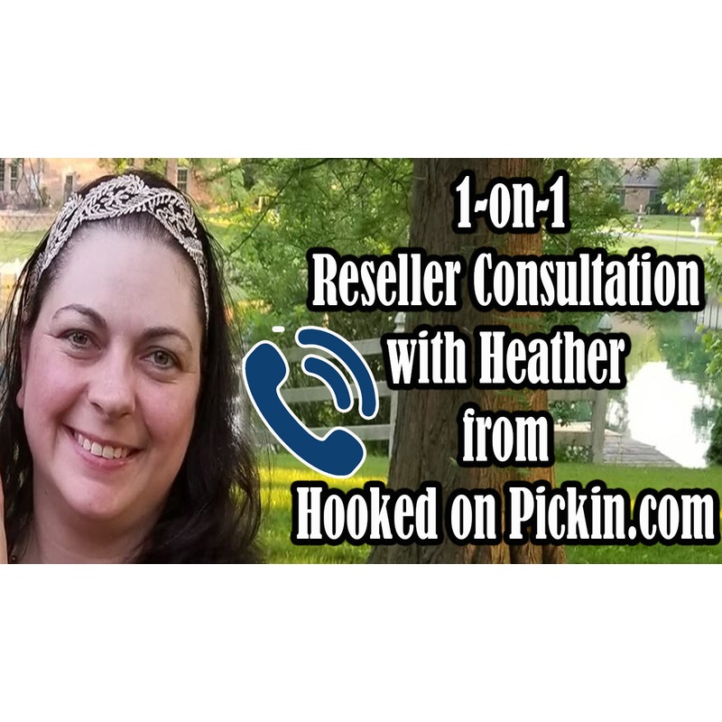 1-0n-1 Re-Seller Phone Consultation with Heather from Hooked on Pickin’
