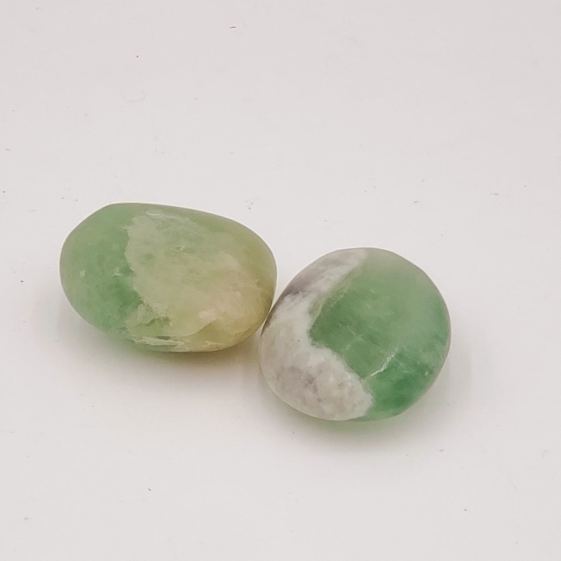 1 Green Fluorite Palm Stone