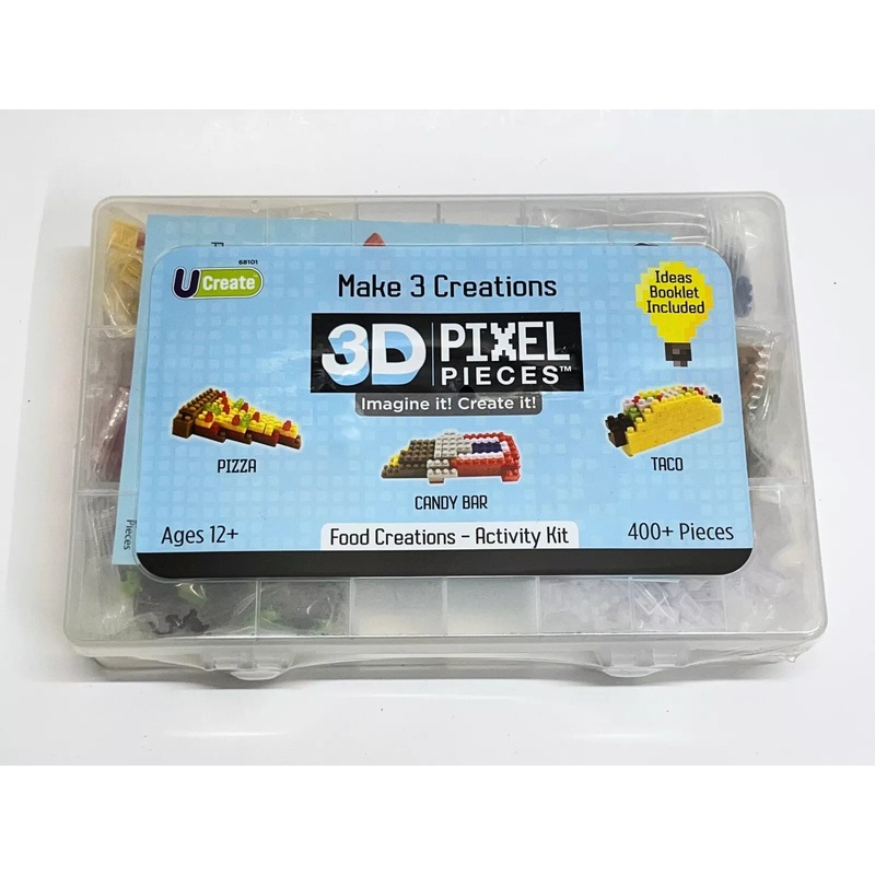 3d Pixel Pieces – Food Creations Activity Kit400 Pcs