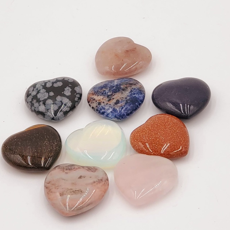 Assorted Stone Hearts