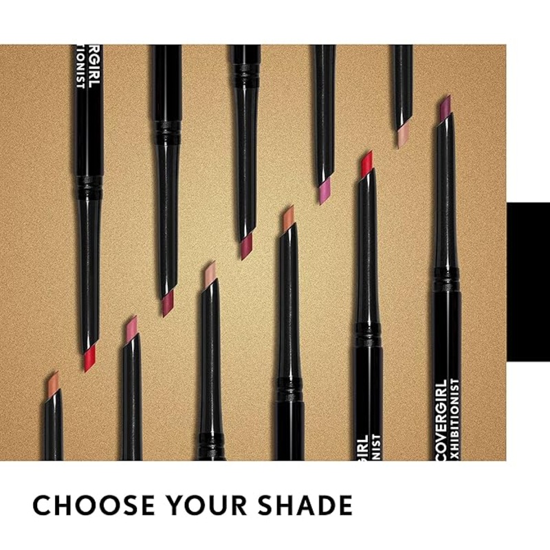 CG  All-Day Lip Liner, Retractable Tip, Easy application, Smudge, Transfer, Mask – Proof
