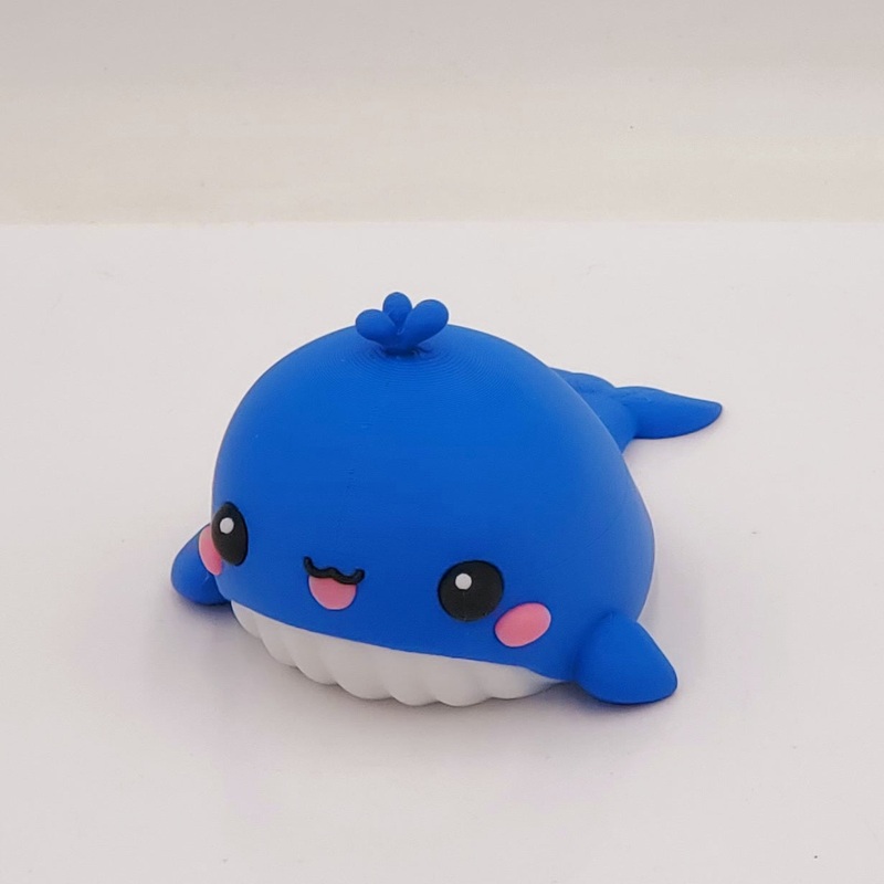 Blue Whale 3D Printed