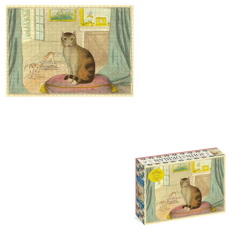 Calm Cat 750 Piece Puzzle 26-3/8×18-7/8