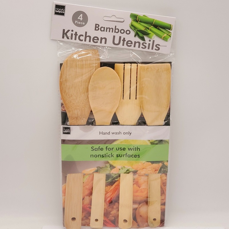4 Piece Bamboo Tools