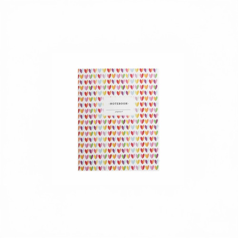 The Penny Paper Co. Hearts mini Notebook