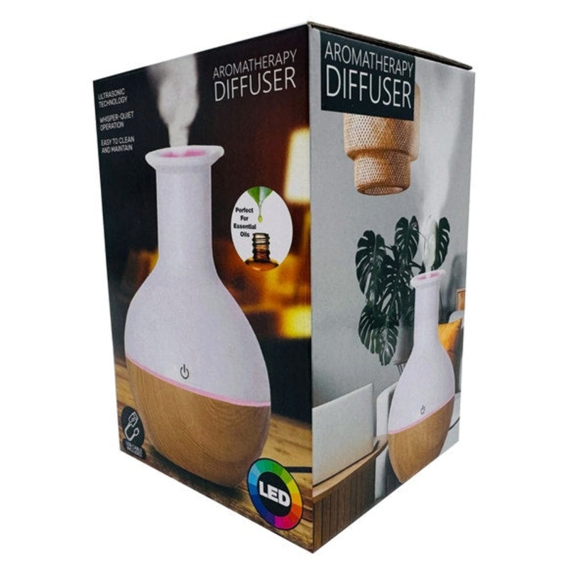 USB-Powered Color Changing Bud Vase Aromatherapy Diffuser