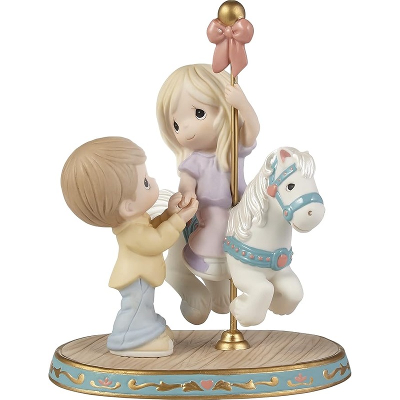 Your Love Makes My World Go Round Bisque Porcelain 6x4x7.7H