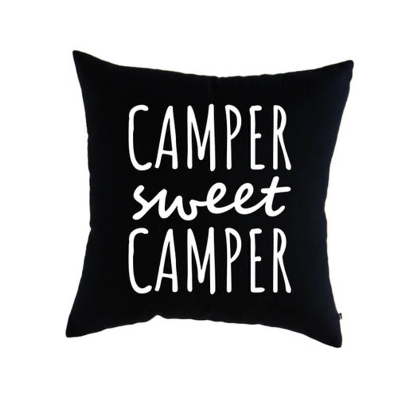 Camper Sweet Camper Fun Pillow Cover