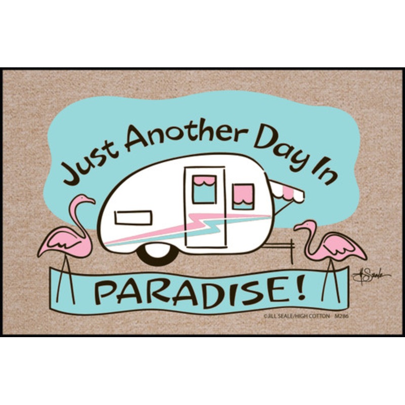 Just Another Day in Paradise Doormat