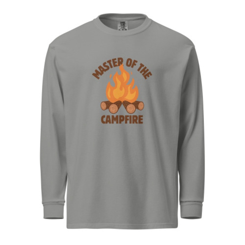 Master of the Campfire Comfort Colors Long Sleeve Tee
