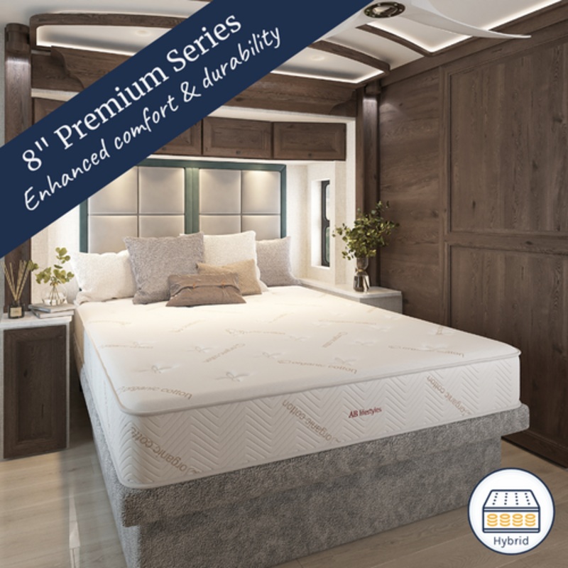 Olympic 8 Hybrid Mattress for Semi Trucks