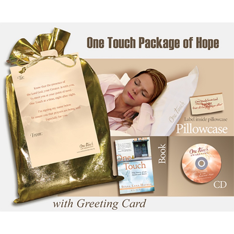 One Touch Package of Hope with Pillowcase, Book, Music CD